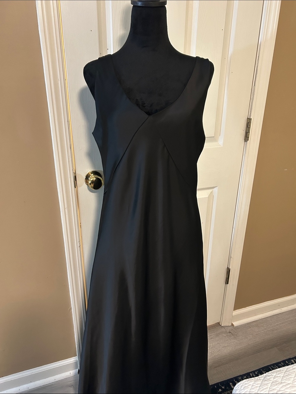 Joie Black Sleeveless V-Neck Maxi Dress